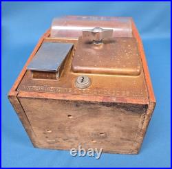 Vintage Chicle Treets Gum Machine 2 for 1 Cent Victor Vending Chicago No Key