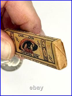 Vintage Chin Chin Chewing Gum Full Pack Newark Nj Nos United Pepsin Geisha Girl