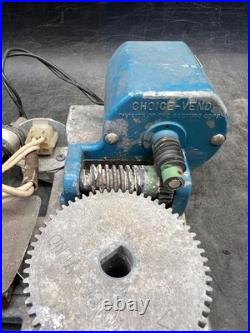 Vintage Choice Vend Vending Soda Snack Machine Motor Worm Gear 115V 1237P4