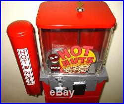 Vintage Coast 5 Cent Light Up Hot Nut Vending Machine with Cup Dispenser