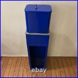 Vintage Coast Vending Machine 1950s Nuts Gumball On Original Stand