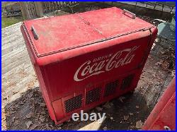 Vintage Coca-Cola 1930's Cooler Vending Machine (WORKS)