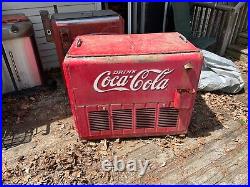 Vintage Coca-Cola 1930's Cooler Vending Machine (WORKS)