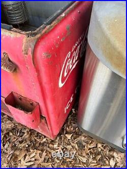 Vintage Coca Cola 1930's Cooler Vending Machine (WORKS)