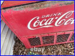 Vintage Coca-Cola 1930's Cooler Vending Machine (WORKS)