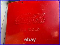 Vintage Coca-Cola 1930's Cooler Vending Machine (WORKS)