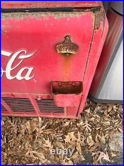 Vintage Coca-Cola 1930's Cooler Vending Machine (WORKS)