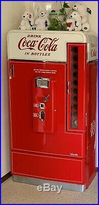 Vintage Coca-Cola 1956 Vendo XH110D Coke Machine Restored