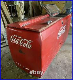 Vintage Coca-Cola Coke Cooler Westinghouse WD22