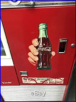 Vintage Coca-Cola Coke Vending Machine Vendo Co. Model Number H63 A