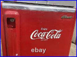 Vintage Coca-Cola Glasco Chest Cooler Coke Vending Machine Collect Commercial