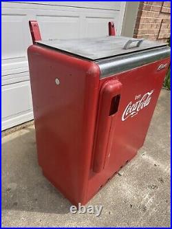 Vintage Coca-Cola Glasco Chest Cooler Coke Vending Machine Collect Commercial