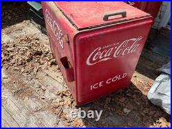 Vintage Coca-Cola Machine 1930's Cooler Vending Machine (WORKS)