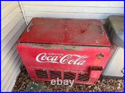 Vintage Coca-Cola Machine 1930's Cooler Vending Machine (WORKS)