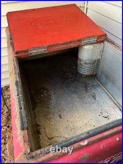 Vintage Coca-Cola Machine 1930's Cooler Vending Machine (WORKS)