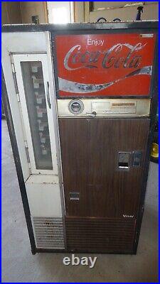 Vintage Coca-Cola Machine Late 1960s Vending Coke Vendo Change Coin
