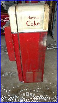 Vintage Coca Cola Machine Vendo 56 Original Functional Condition