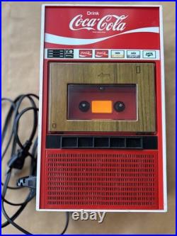 Vintage Coca Cola Vending Machine Cassette Player Retro Junk Decor Japan