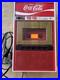 Vintage Coca Cola Vending Machine Cassette Player Retro Junk Decor Japan
