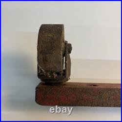 Vintage Coca Cola Vending Machine Castor Wheel Base Set Original