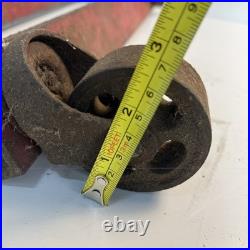 Vintage Coca Cola Vending Machine Castor Wheel Base Set Original