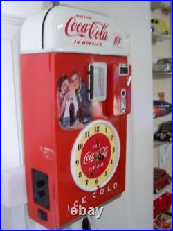 Vintage Coca Cola Vending Machine Wall Cuckoo Clock working Must see Rare