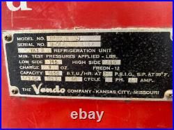 Vintage Coca Cola Vendo H-110 B Vending Machine s/n H-306 3102. READ DESCRIPTION