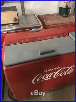 Vintage Coca Cola Westinghouse We-6 Ice Chest Cooler! Indiana 7up Pepsi