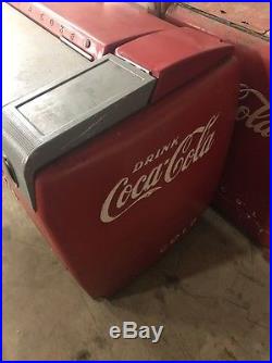 Vintage Coca Cola Westinghouse We-6 Ice Chest Cooler! Indiana 7up Pepsi