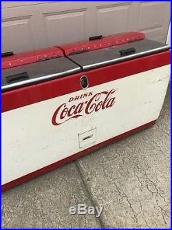 Vintage Coca Cola Westinghouse Wh22t Ice Chest Cooler! Indiana 7up Pepsi