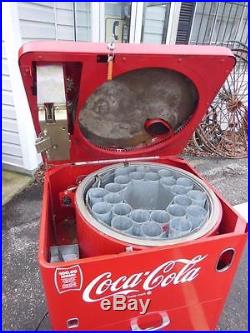 Vintage Coca-cola Coke Spin Top Vendo V-23 Soda Pop 23 Bottle Vending Machine