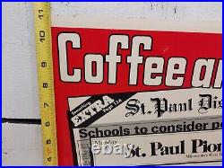 Vintage Coffee And. St. Paul Dispatch and Pioneer Press Vending Machine Insert