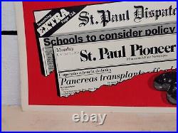 Vintage Coffee And. St. Paul Dispatch and Pioneer Press Vending Machine Insert