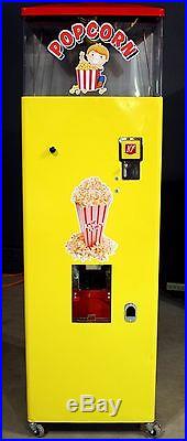 Vintage Coin Op 10 Cent Popcorn Vendor 1960's Federal Machine Restored Working