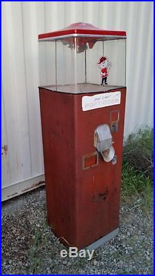 Vintage Coin Op Popcorn Warmer Vending Machine Federal Machine Local PU