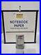 Vintage Coin Operated 75 Cents Notebook Paper Dispenser Vending with Key RARE