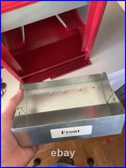 Vintage Coin Operated Pencil Dispenser Machine Quality 25c 1970s AMAZING cond