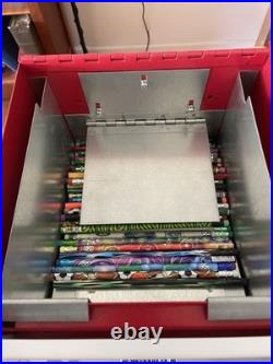 Vintage Coin Operated Pencil Dispenser Machine Quality 25c 1970s AMAZING cond