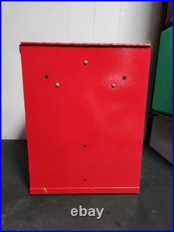 Vintage Coin Operated Pencil Dispenser Machine Quality 25c 1970s with Keys Works