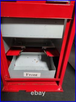 Vintage Coin Operated Pencil Dispenser Machine Quality 25c 1970s with Keys Works