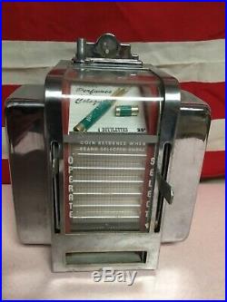 Vintage Coin Operated Perfume Dispenser Vending Machine Working. Napkin Holder