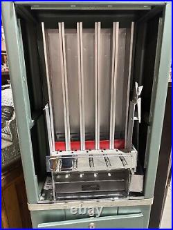 Vintage Coin Operated Pull Cigarette Machine by Fawn Engineering Corporation