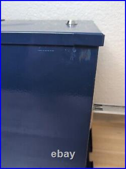 Vintage Coin Operated Quality Pencils Pencil Dispenser Blue