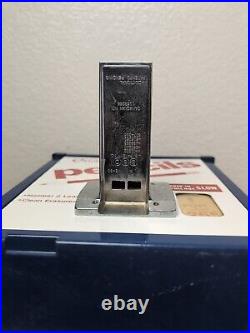 Vintage Coin Operated Quality Pencils Pencil Dispenser Blue