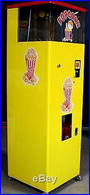 Vintage Coin op Popcorn Vendor Vending Machine Federal Machine