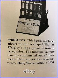 Vintage Coin-op Wrigleys Vending Machine