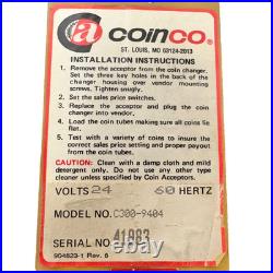 Vintage Coinco C300-9404 Coin Changer Vending Machine Part (Untested, For Parts)
