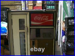 Vintage Coke Bottle / Can Vending Machine Cavalier USS-8-64 with Key 100% working