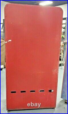 Vintage Coke Coca-Cola Bottle Vending Machine Model E110A Vendo Co. 64 inch Tall