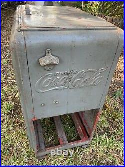 Vintage Coke Coca Cola Machine Cooler Decorative Only
